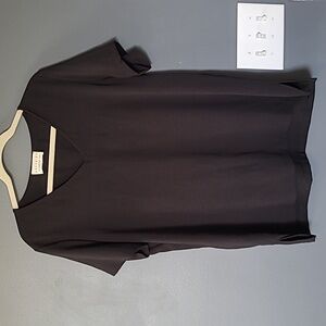 Black V-Neck top